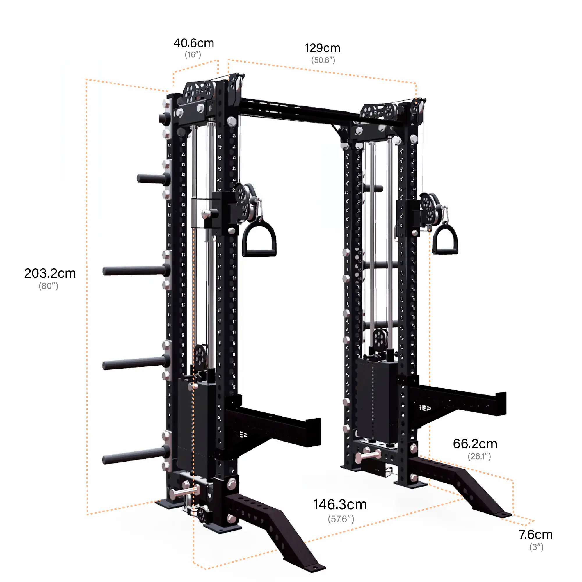 Athena® 雅典娜Max雙邊滑輪訓練機 高203cm